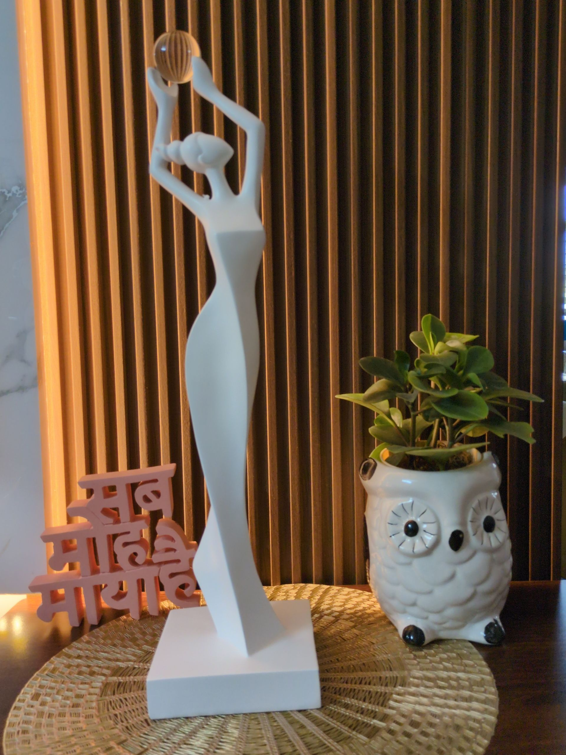 Grace Ascend – White Figurine Sculpture