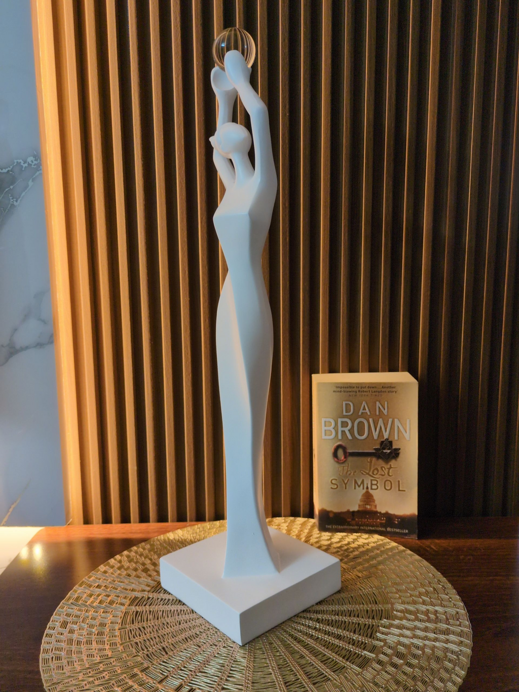 Grace Ascend – White Figurine Sculpture
