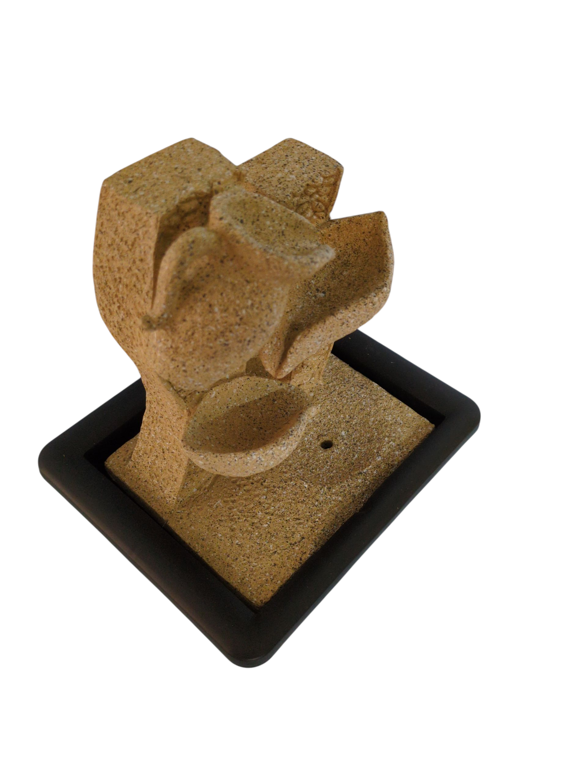 Zen Rock Cascade Tabletop Fountain – Compact Indoor Water Feature