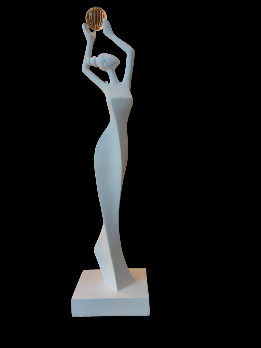Grace Ascend – White Figurine Sculpture