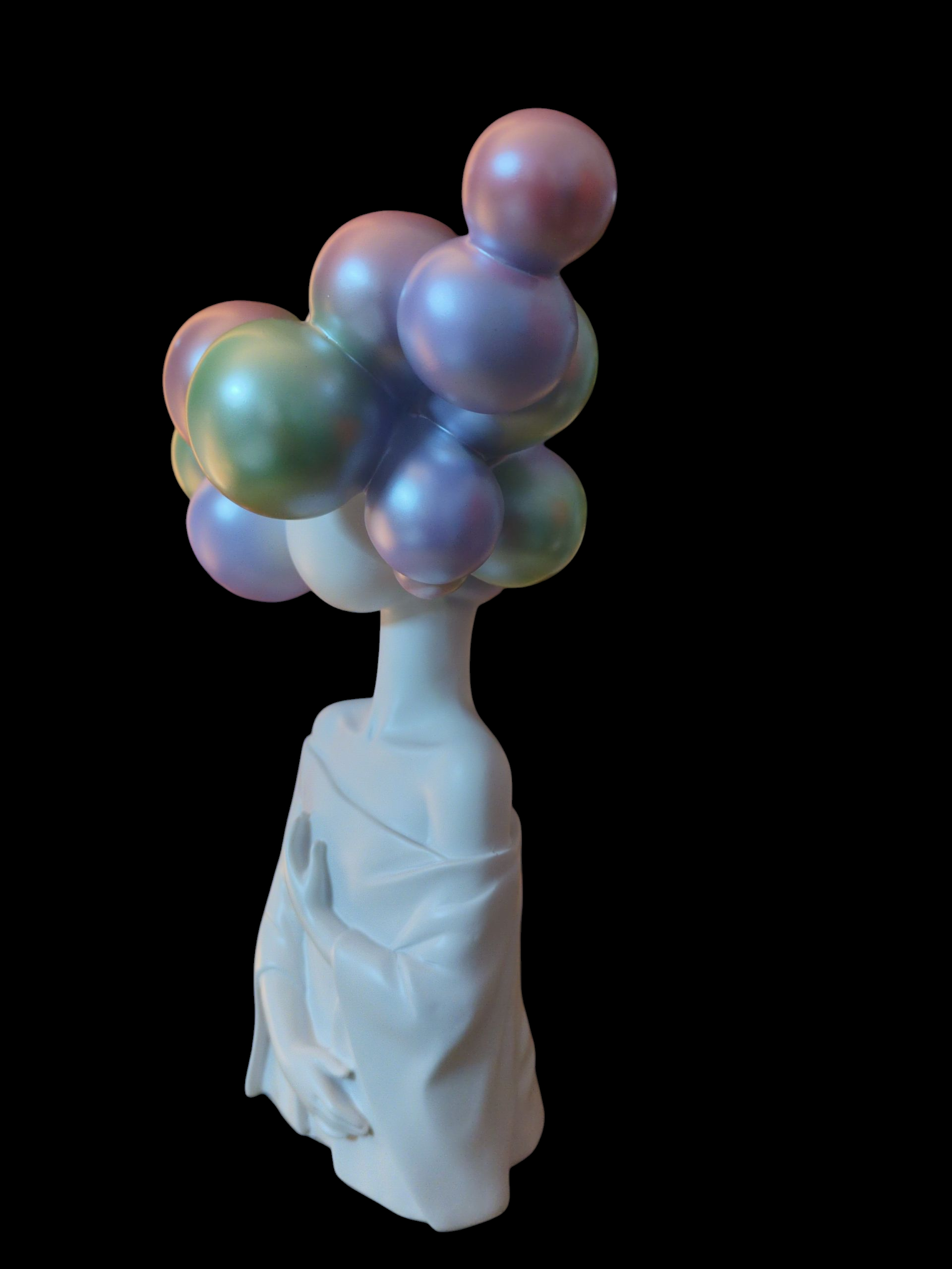 Dream Aura – Artistic colorful Bubble Head Sculpture