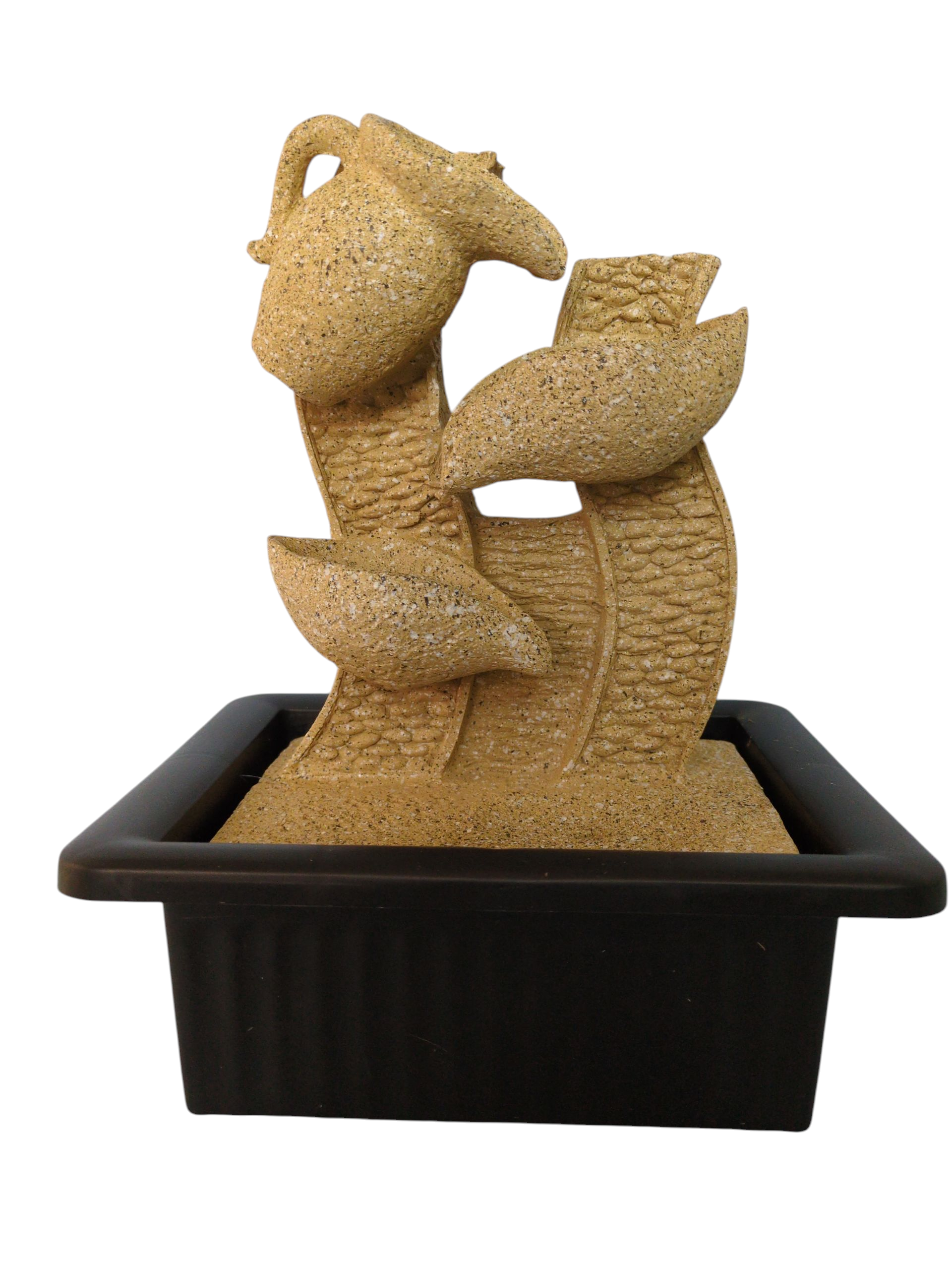 Zen Rock Cascade Tabletop Fountain – Compact Indoor Water Feature