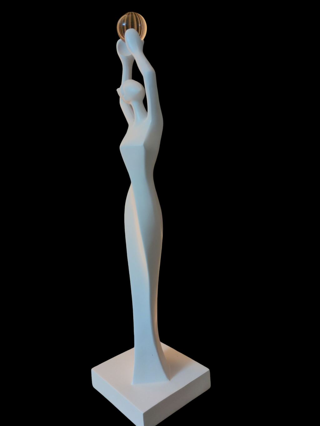 Grace Ascend – White Figurine Sculpture