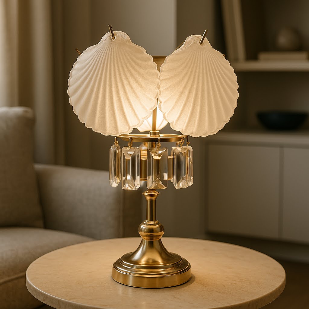 Ethereal Shell Luxe Table Lamp