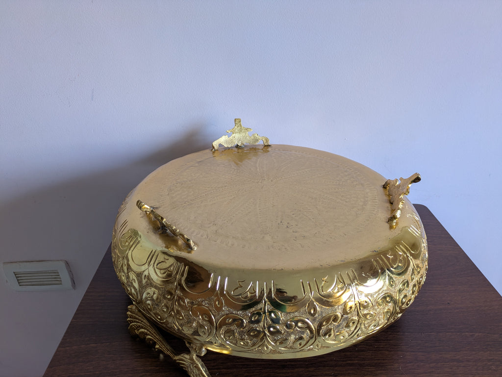 Royal Peacock Urli – Handcrafted Decorative Bowl
