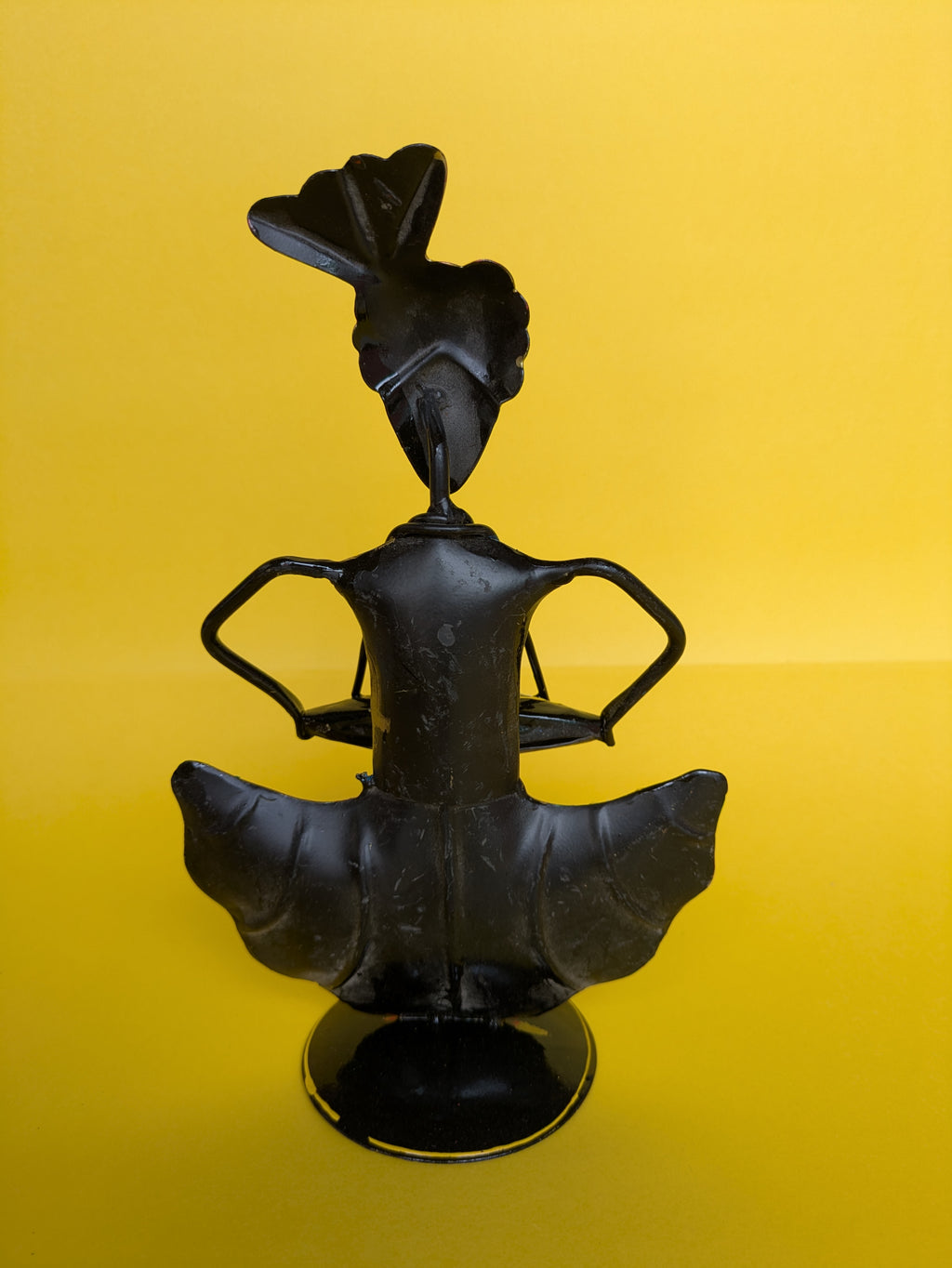 Rajasthani Musician Trio – Handpainted Iron Table Decor Set