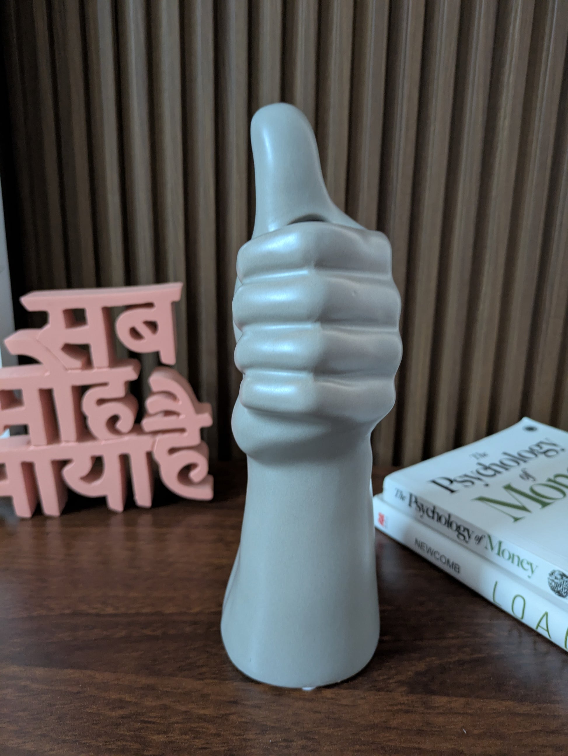 The "Vanguard" Affirmation Sculpture- Grey