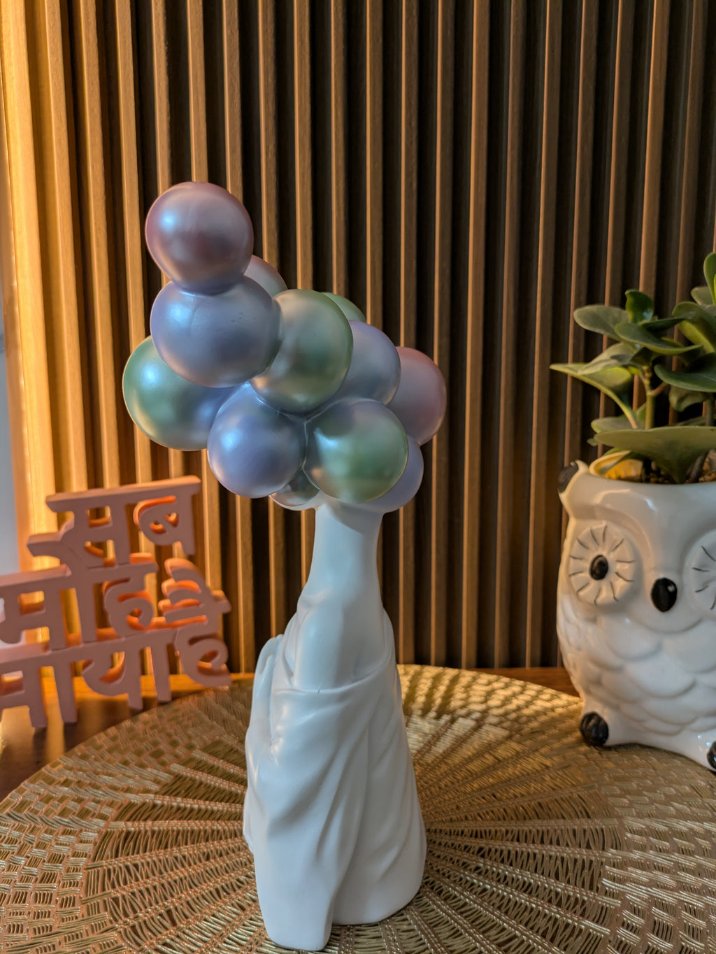 Dream Aura – Artistic colorful Bubble Head Sculpture