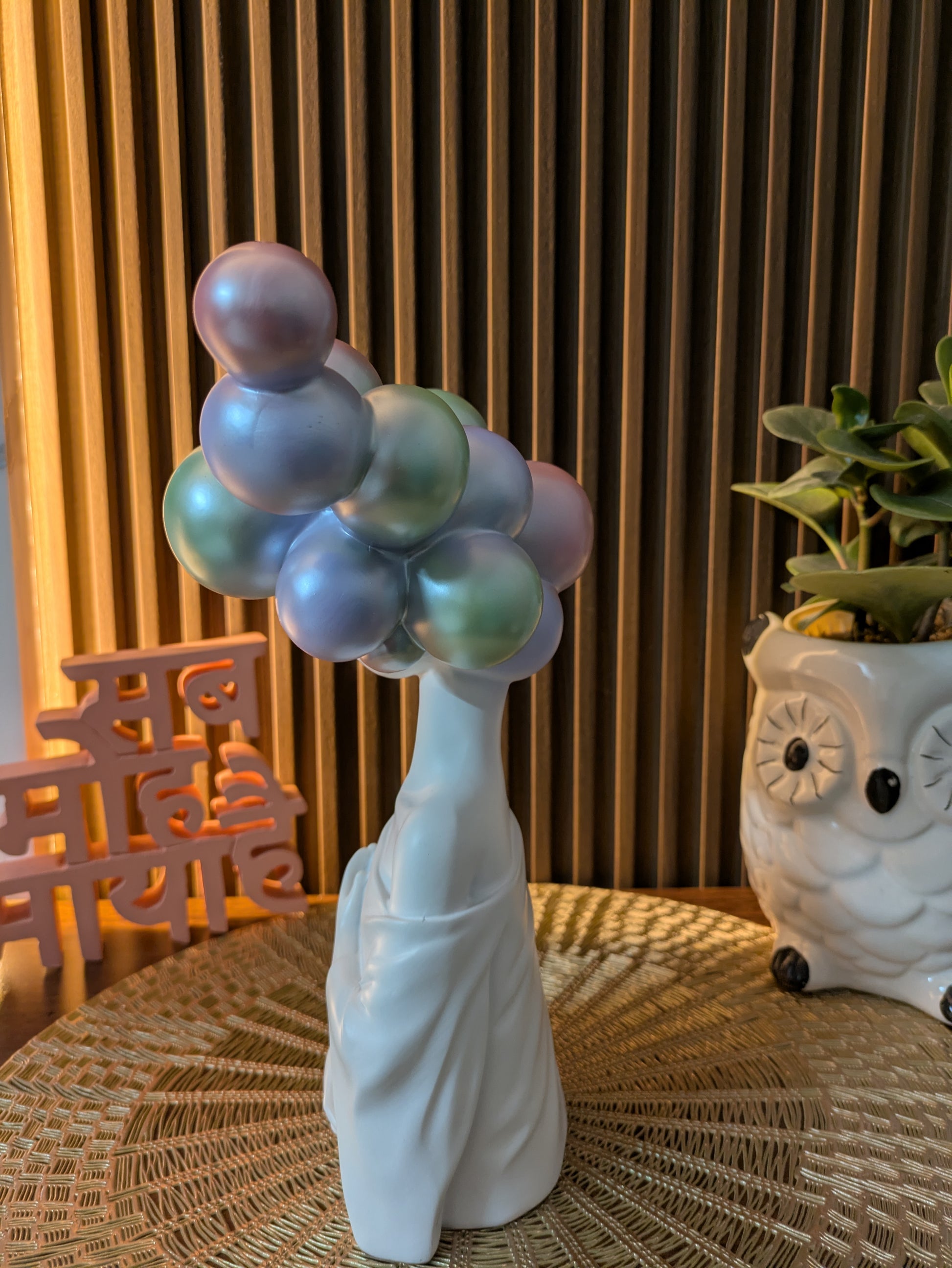 Dream Aura – Artistic colorful Bubble Head Sculpture