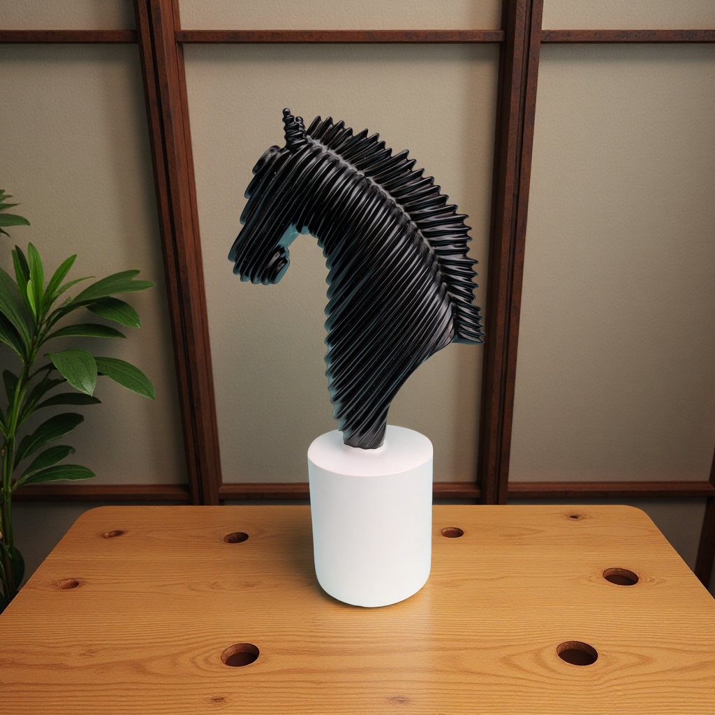 Equinox- Majestic Horse Head Sculpture