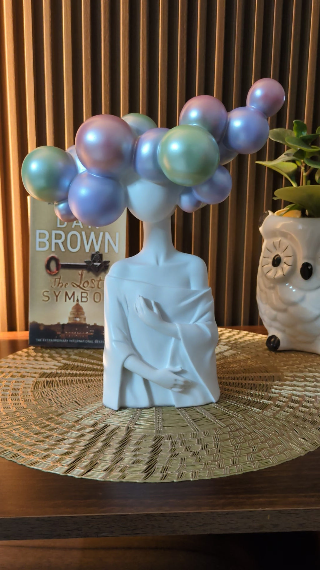 Dream Aura – Artistic colorful Bubble Head Sculpture